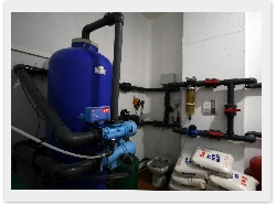 Descalcificador industrial de una botella